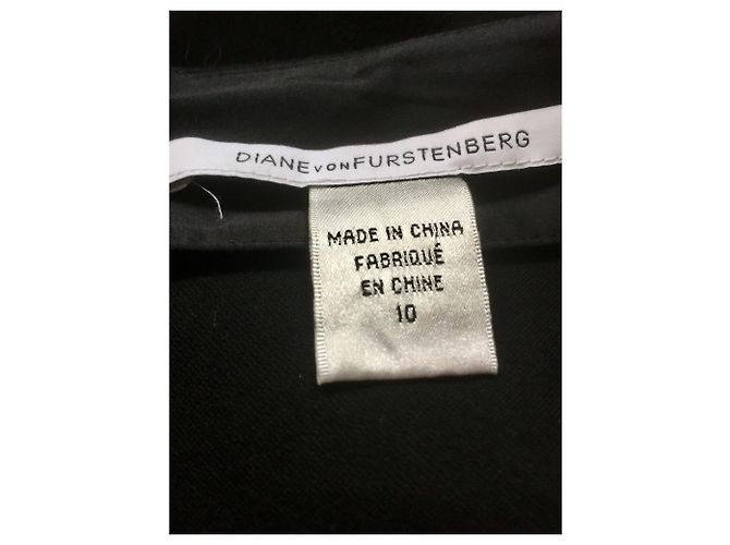 Diane Von Furstenberg Helen Kleid Schwarz - Ansicht 5