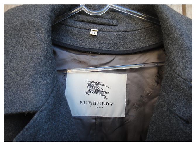 Cappan Burberry tagliato a pezzi Grigio - vista 4