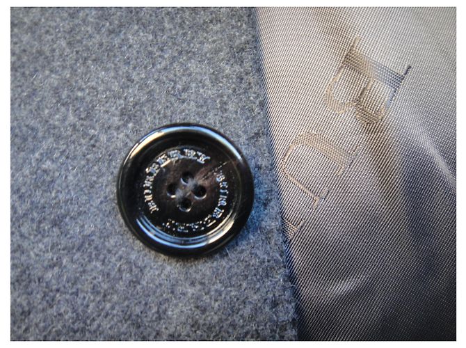 Cappan Burberry tagliato a pezzi Grigio - vista 5