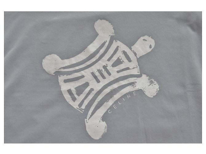 Céline Periwinkle Blaues T-Shirt Top Größe M MITTEL - Ansicht 9