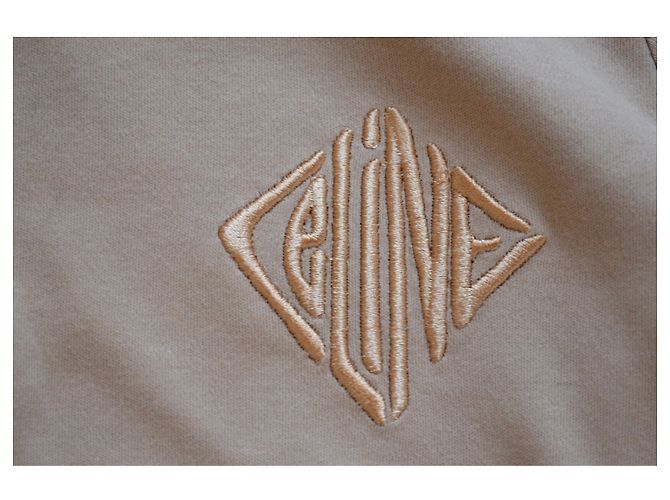 Céline CELINE Paris Camel Polo Top Talla S SMALL Caramelo - vista 4