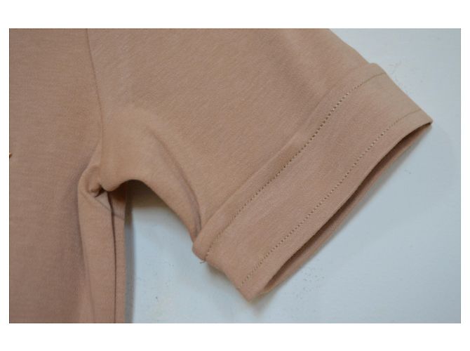 Céline CELINE Paris Camel Polo Top Talla S SMALL Caramelo - vista 7