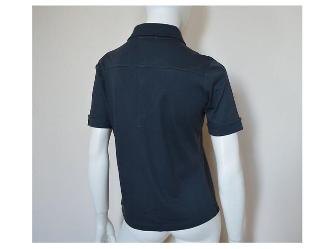 Céline Polo gris pizarra Top talla XL X-LARGE Negro - vista 11