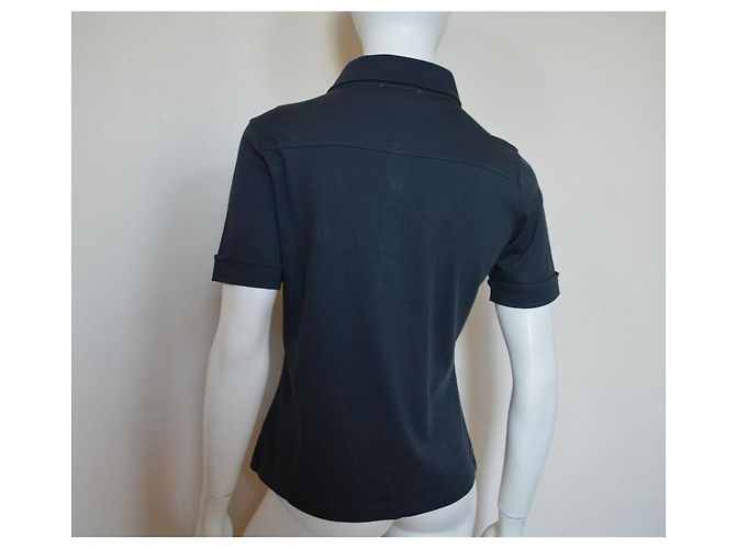 Céline Polo gris pizarra Top talla XL X-LARGE Negro - vista 8