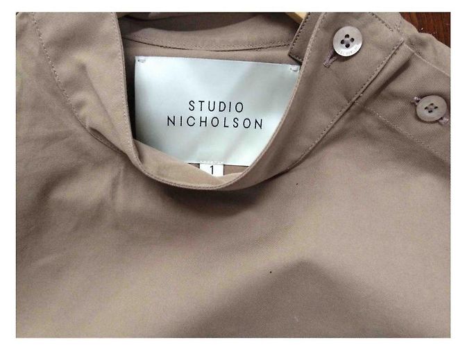 Camicia da donna Christie Talpa STUDIO NICHOLSON 1 UK 10 Euro 38 £245 Taupe - vista 3