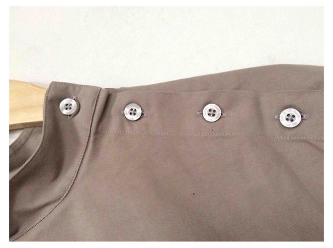 Camicia da donna Christie Talpa STUDIO NICHOLSON 1 UK 10 Euro 38 £245 Taupe - vista 8