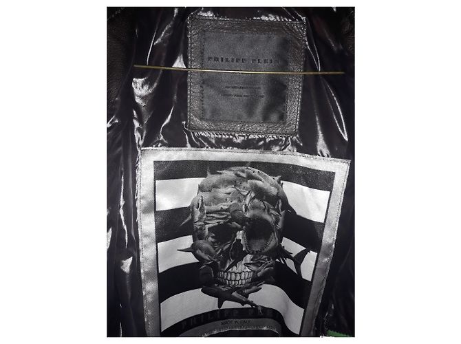 Philipp Plein Python Sleeve Jacket Black Red - view 5