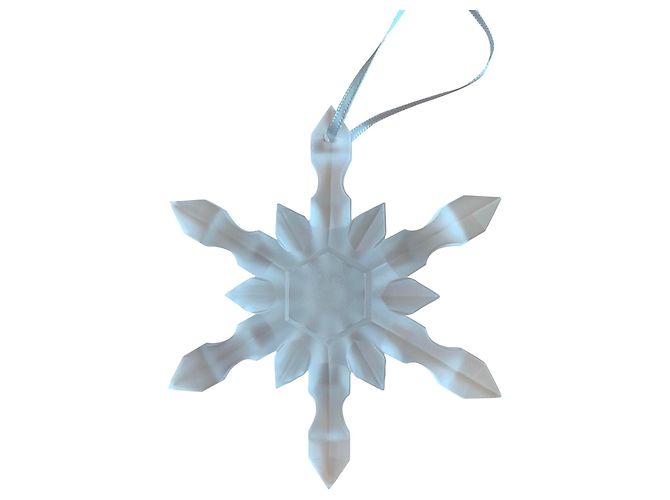 Baccarat Christmas Sanded Flake Bianco - vista 2