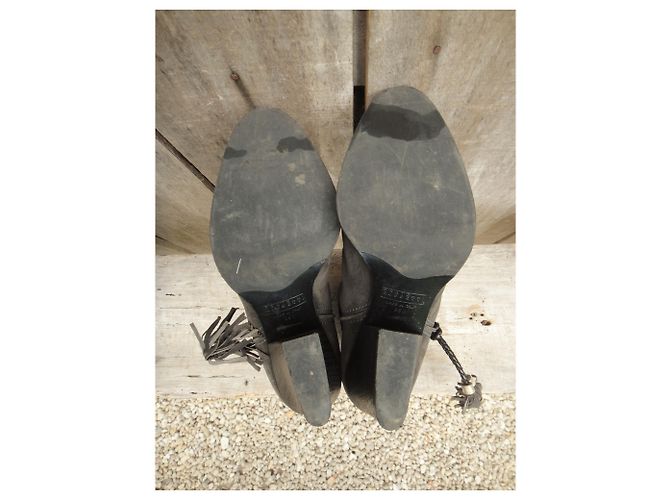Fratelli Rosseti Graue Wildlederstiefeletten mit Lederspitze Fratelli Rossetti - Ansicht 6
