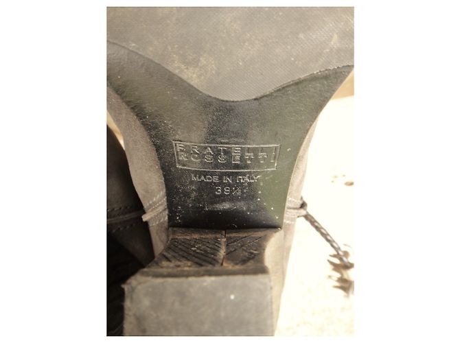 Fratelli Rosseti Graue Wildlederstiefeletten mit Lederspitze Fratelli Rossetti - Ansicht 7