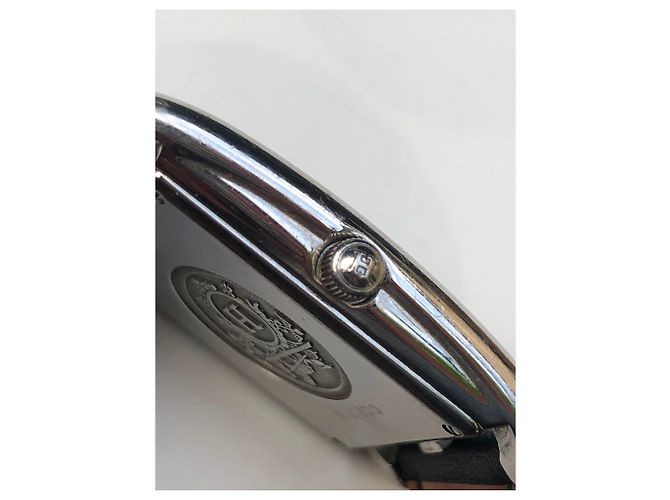 Hermès Hermes Cape Cod lined Tower Watch Black Silvery - view 12