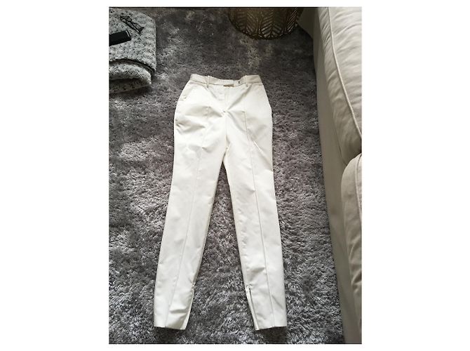 Pantalones Barbara Bui de algodón crema - vista 5