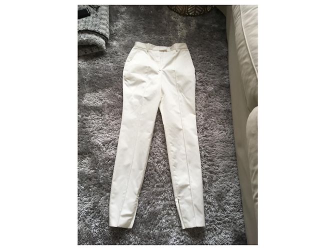 Pantalones Barbara Bui de algodón crema - vista 6