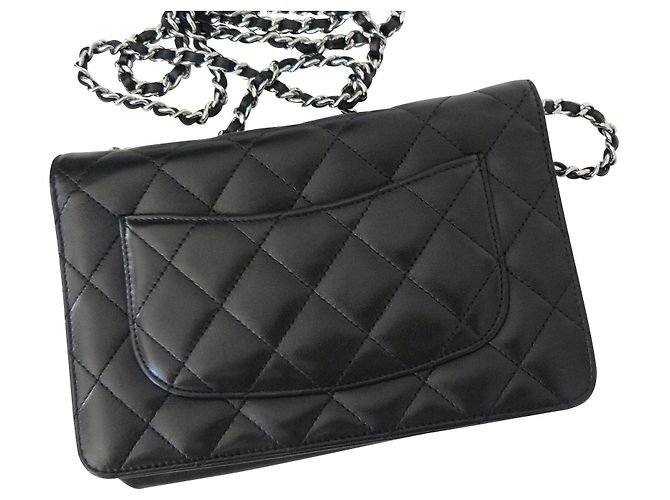 Wallet On Chain Chanel WOC Wallet auf Kette Schwarz - Ansicht 2