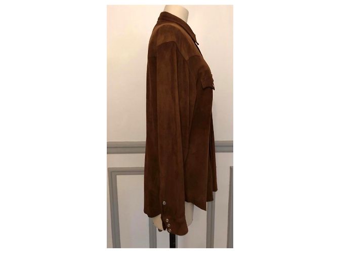 Ralph Lauren suede overshirt - view 4