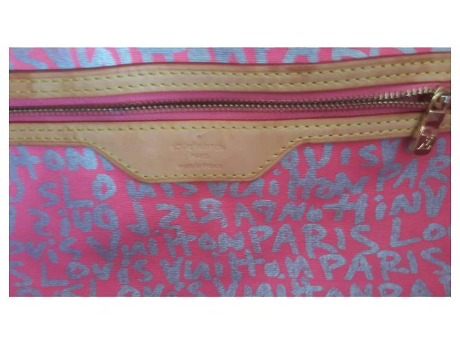 Neverfull Louis Vuitton Graffiti inolvidable Rosa - vista 5