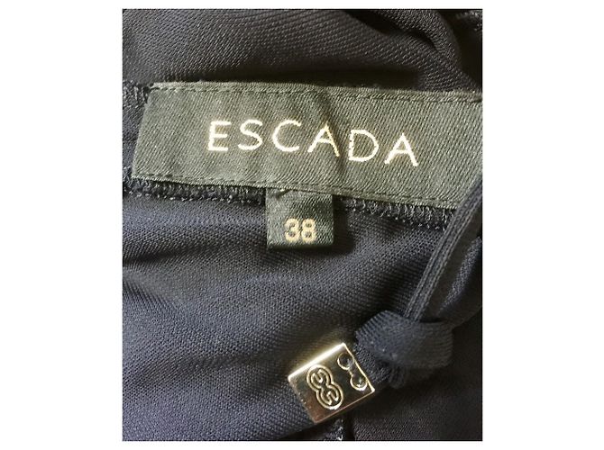 Escada Maxidress negro de espalda baja - vista 2