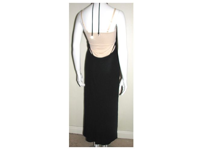 Escada Maxidress negro de espalda baja - vista 3