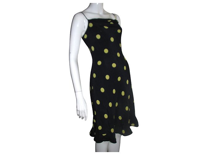 Abito a pois Joseph Ribkoff Blu Scuro e Giallo Blu navy - vista 2