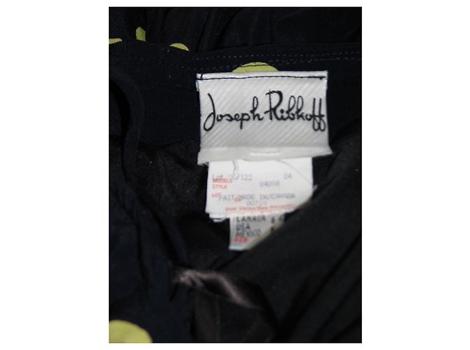 Abito a pois Joseph Ribkoff Blu Scuro e Giallo Blu navy - vista 5