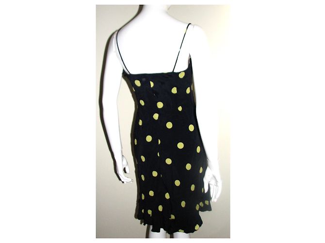 Abito a pois Joseph Ribkoff Blu Scuro e Giallo Blu navy - vista 6