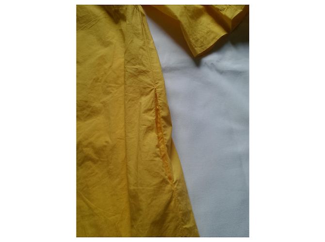 Autre Marque Vestido Loreak de algodón amarillo - vista 5