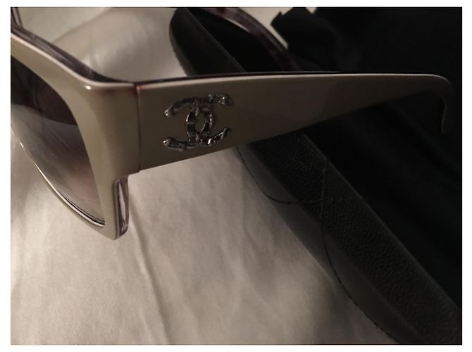 Gafas de sol Chanel Beige Acetato - vista 4