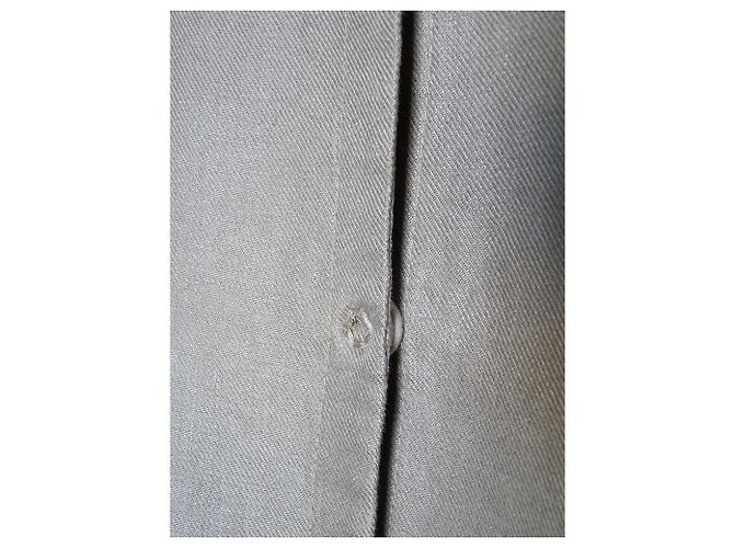 Abrigo de lino Tara Jarmon beige - vista 3