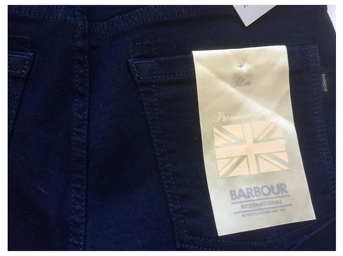 Bermuda moleca Barbour novo Azul marinho - vista 4