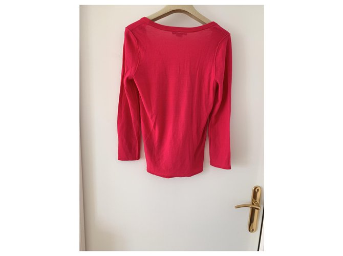 Sonia Rykiel pour H&M Fuchsia und schwarzer Pullover Sonia Rykiel x Hm Pink - Ansicht 4