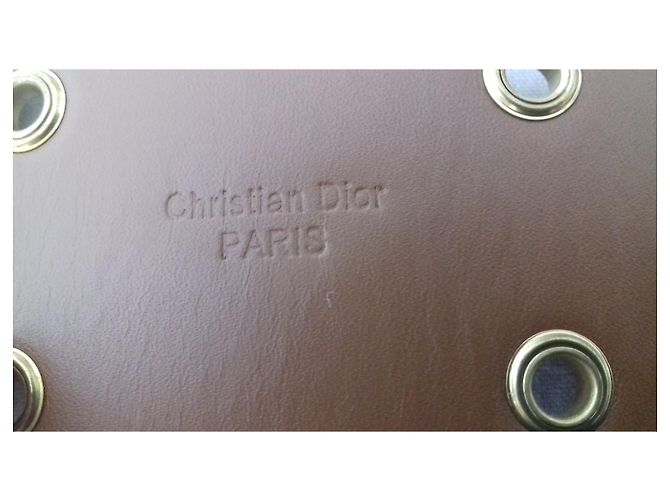Christian Dior Cinturón asimétrico dior street chic Castaño - vista 7