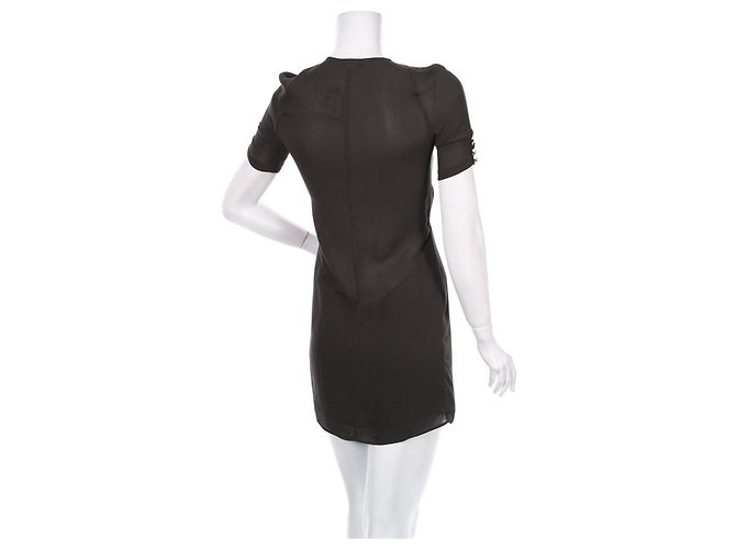 Vestido Maje de seda verde - vista 2