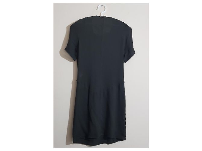 Vestido Maje de seda verde - vista 5