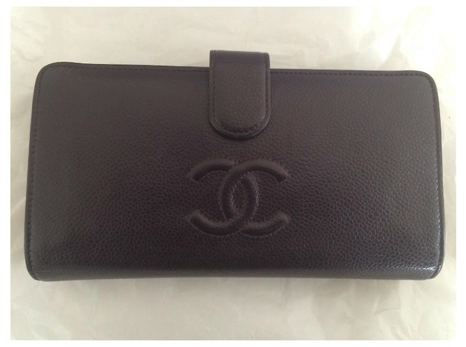 Cartera Chanel Timeless Cuero Caviar Morado Púrpura - vista 8