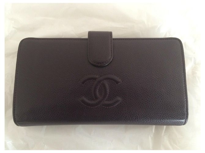 Cartera Chanel Timeless Cuero Caviar Morado Púrpura - vista 9