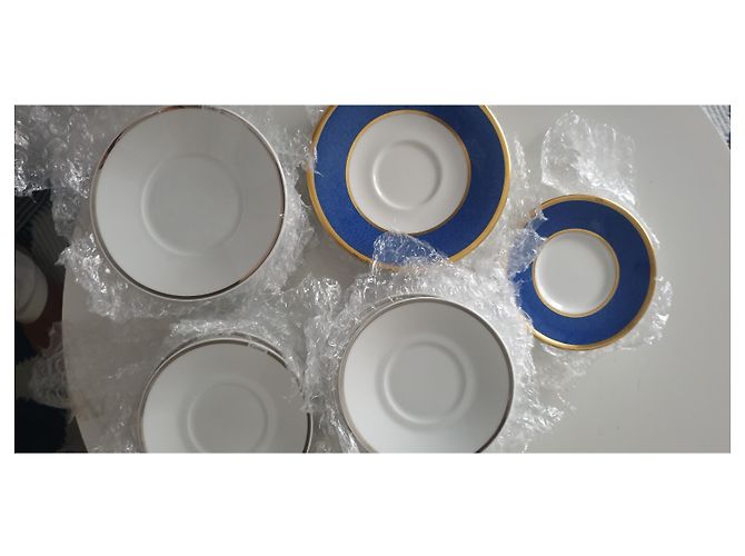 Service de table Cartier en argent blanc - vue 5