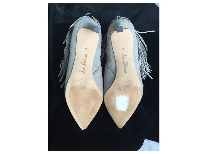 Sam Edelman Kandice botas con flecos grises. - vista 7