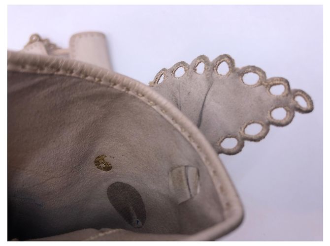 Luvas de couro Hermès Creme - vista 2