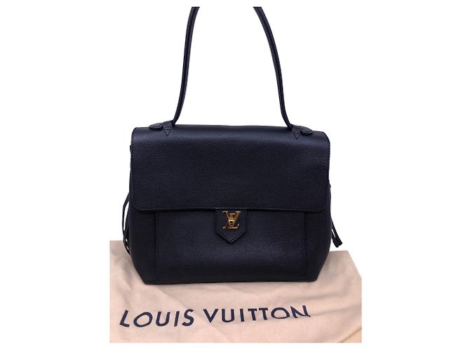 Borsa Louis Vuitton Lock Me PM Nero - vista 2