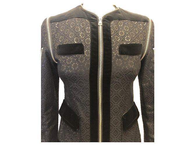 Autre Marque Atos Lombardini Jacke Schwarz - Ansicht 7