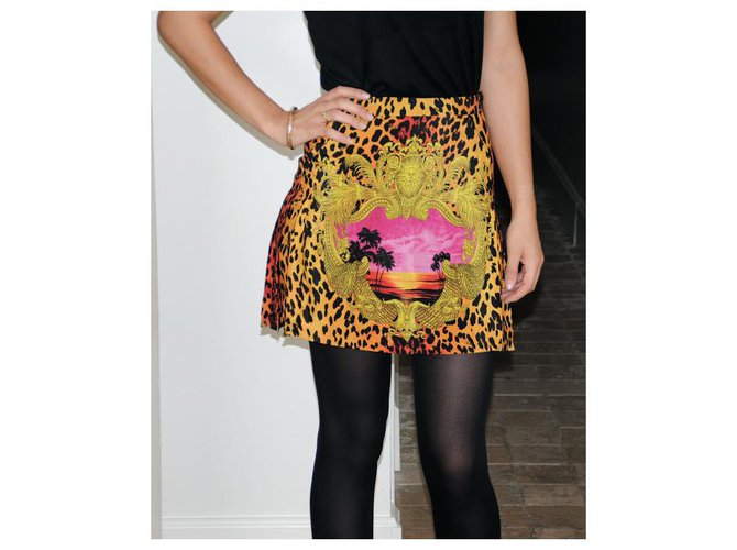 Versace For H&M gonne Stampa leopardo - vista 2