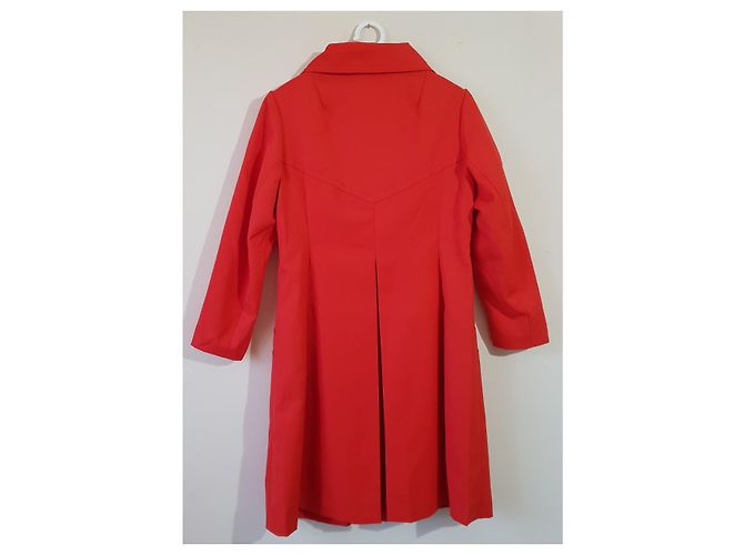 Autre Marque Trench Arancione - vista 3