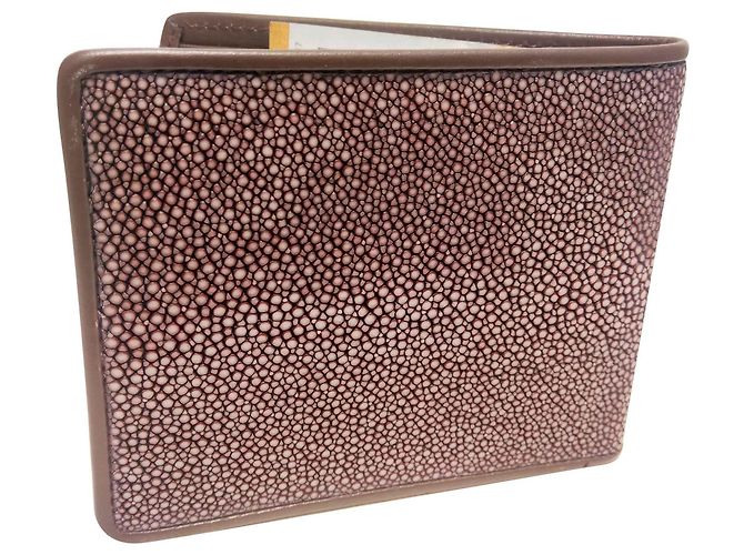 Autre Marque Wallet in chocolate stingray - view 2