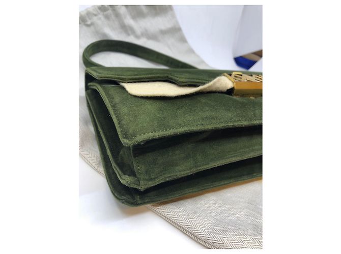 Hermès Vintage Tasche Olivgrün - Ansicht 10