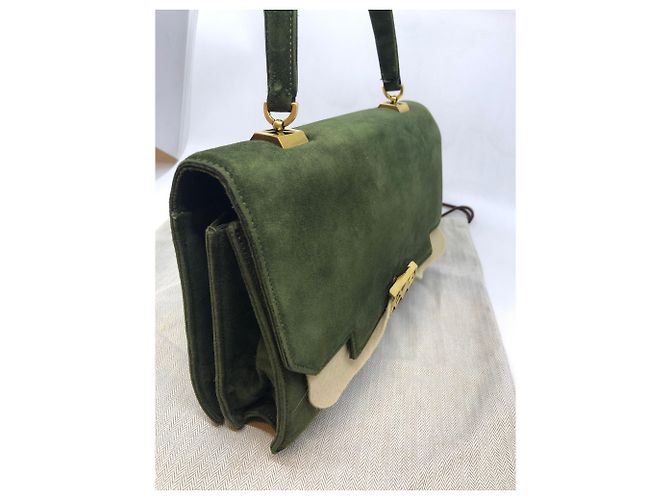Hermès Vintage Tasche Olivgrün - Ansicht 5