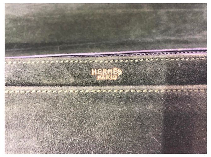 Hermès Vintage Tasche Olivgrün - Ansicht 6
