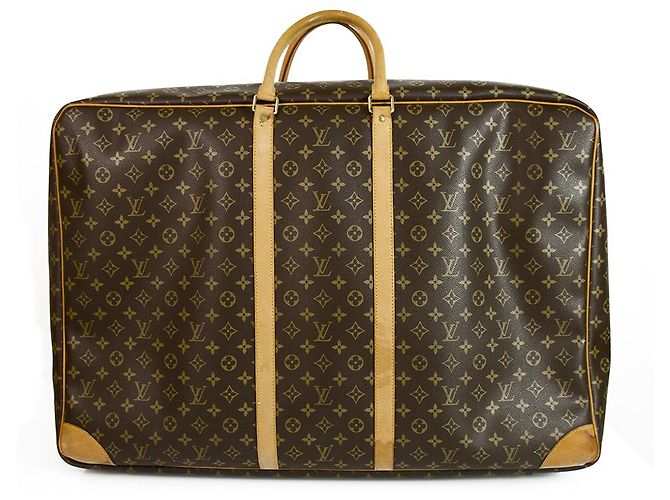 Louis Vuitton Sirius 70 Monogram Canvas & Leather suitcase - viaggio bagagli morbido Marrone - vista 2