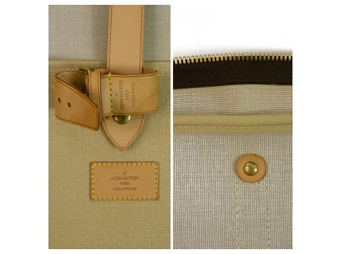 Louis Vuitton Sirius 70 Monogram Canvas & Leather suitcase - viaggio bagagli morbido Marrone - vista 6