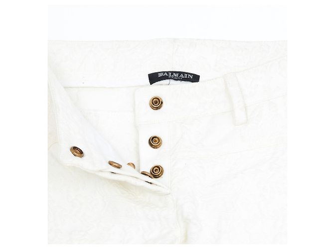 Balmain FORA BRANCO TEXTURED FR36 Cru - vista 2