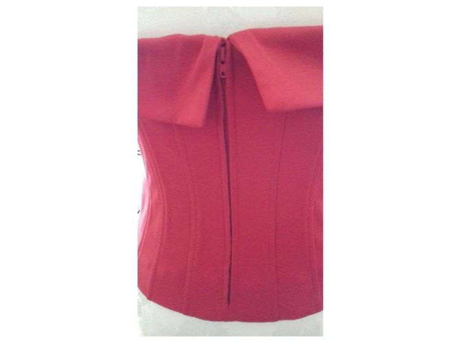 Autre Marque Bustier de algodón rojo H & M Roja - vista 4